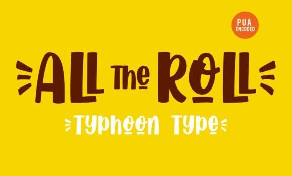 All the Roll Font - Featured Image