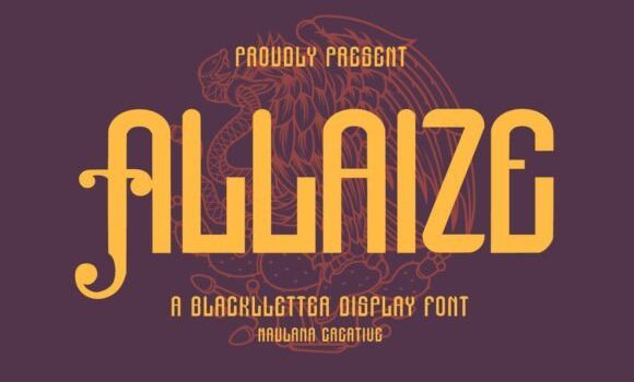 Allaize Font - Featured Image