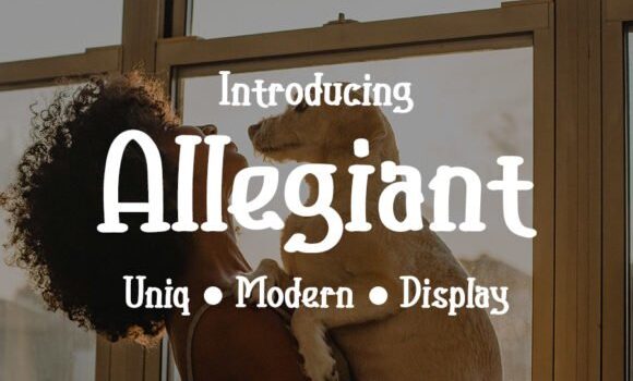 Allegiant Font - Featured Image