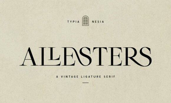 Allesters Font Fonts Free Download Allesters Font - Featured Image