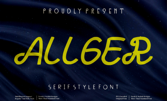 Allger Font - Featured Image