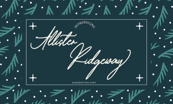 Allister Ridgeway Font Fonts Free Download Allister Ridgeway Font - Featured Image