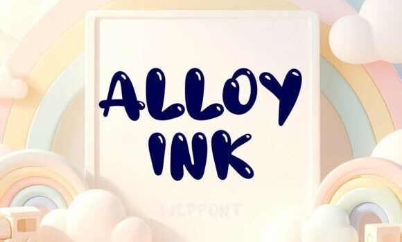 Alloy Ink Font - Featured Image