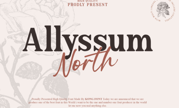 Allyssum North Font Fonts Free Download Allyssum North Font - Featured Image