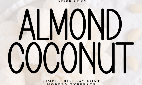 Almond Coconut Font - Featured Image