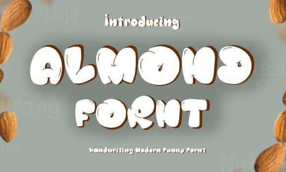 Almond Fornt Font - Featured Image