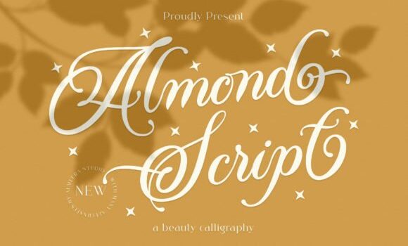 Almond Script Font - Featured Image