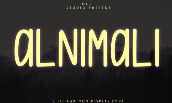 Alnimali Font - Featured Image