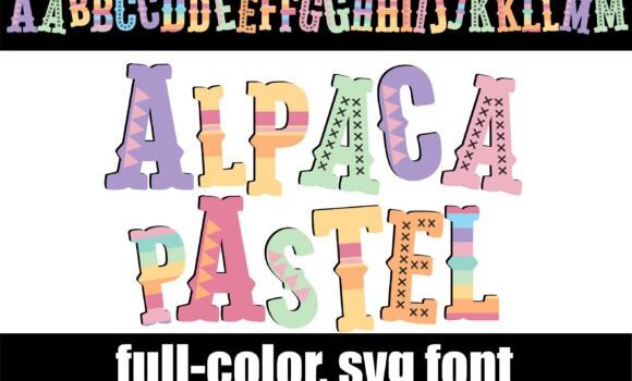 Alpaca Pastel Font - Featured Image