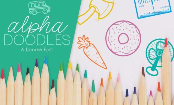 Alpha Doodles Font Fonts Free Download Alpha Doodles Font - Featured Image