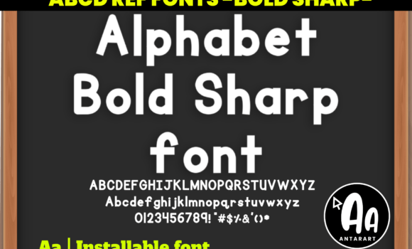 Alphabet Bold Sharp Font Fonts Free Download Alphabet Bold Sharp Font - Featured Image