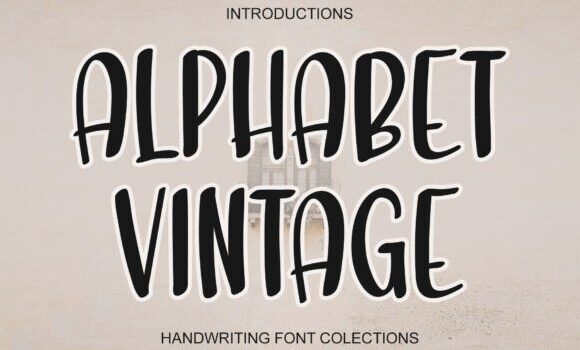 Alphabet Vintage Font Fonts Free Download