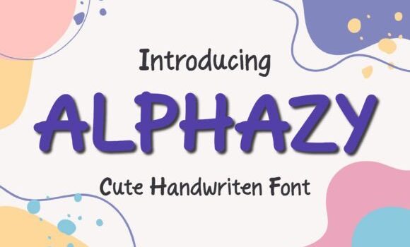 Alphazy Font - Featured Image