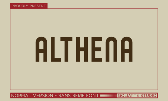 Althena Font - Featured Image