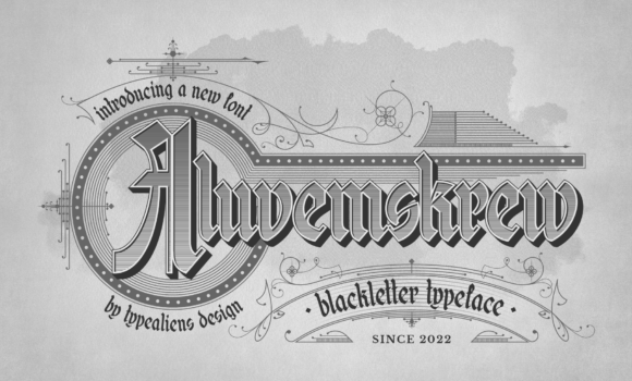 Aluvemskrew Font - Featured Image