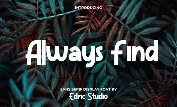 Always Find Font Fonts Free Download Always Find Font - Featured Image