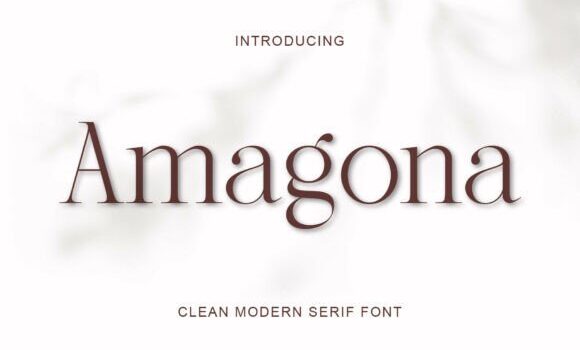 Amagona Font Fonts Free Download Amagona Font - Featured Image