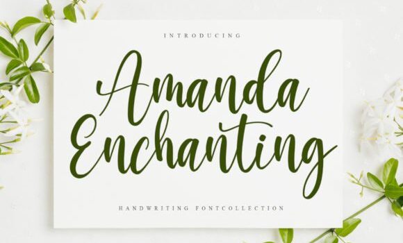 Amanda Enchanting Font Fonts Free Download Amanda Enchanting Font - Featured Image