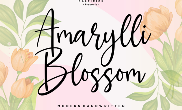 Amarylli Blossom Font Fonts Free Download Amarylli Blossom Font - Featured Image