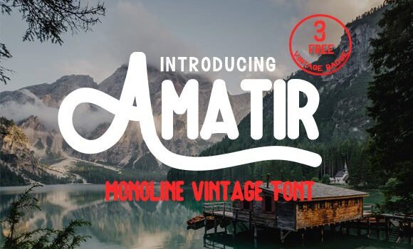 Amatir Font - Featured Image