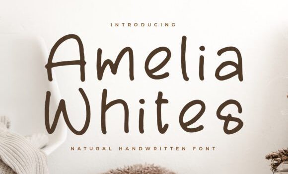 Amelia Whites Font - Featured Image