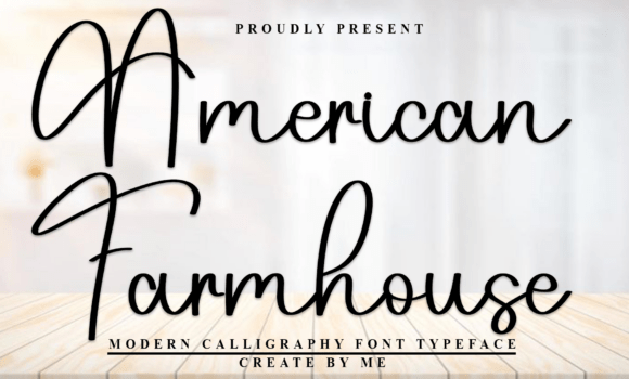 American Farmhouse Font - Featured Image