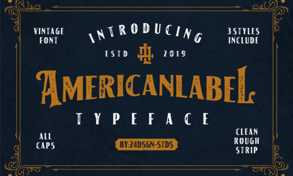 American Label Font - Featured Image