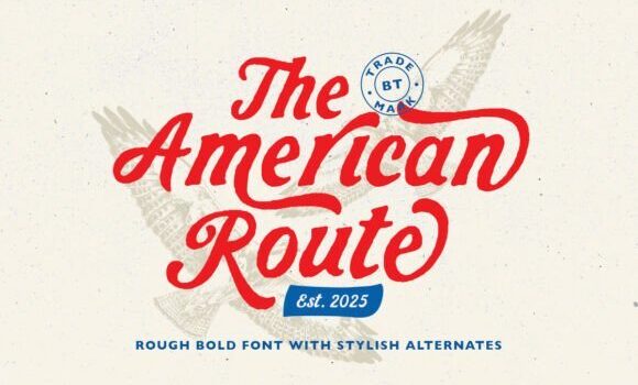 American Route Font - Featured Image