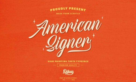 American Signer Font - Featured Image
