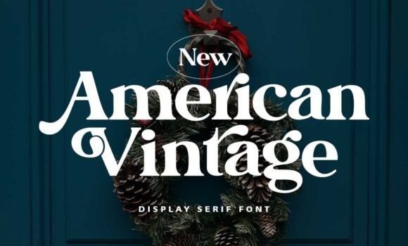 American Vintage Font - Featured Image