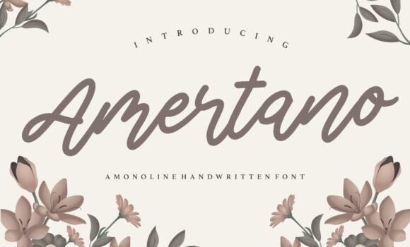 Amertano Font - Featured Image