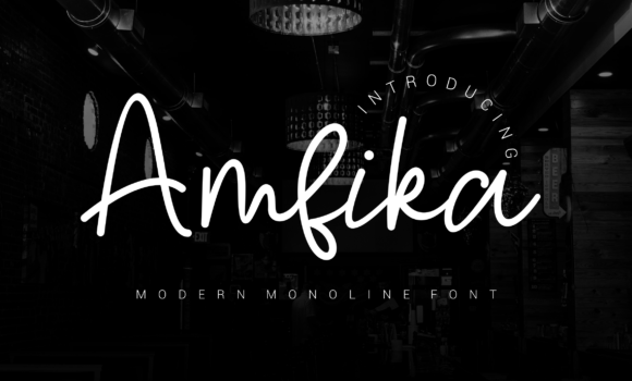 Amfika Font - Featured Image