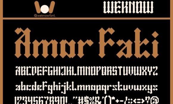 Amor Fati Font - Featured Image