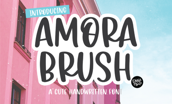 Amora Brush Font - Featured Image