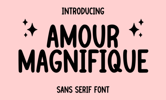 Amour Magnifique Font Font - Featured Image