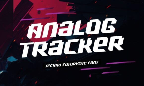 Analog Tracker Font Fonts Free Download Analog Tracker Font - Featured Image