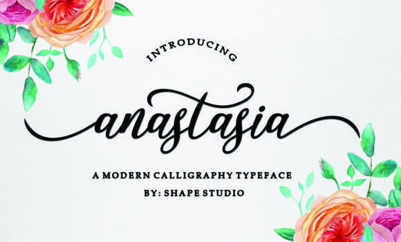 Anastasia Script Font Fonts Free Download Anastasia Script Font - Featured Image