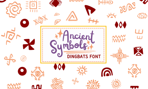 Ancient Symbols Font - Featured Image