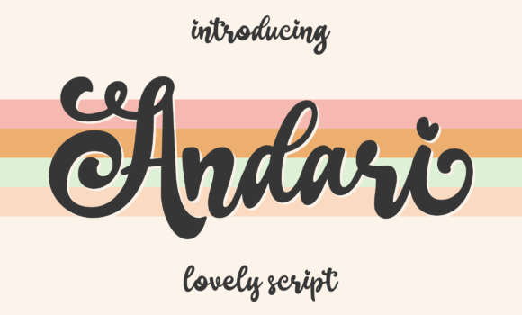 Andari Font - Featured Image