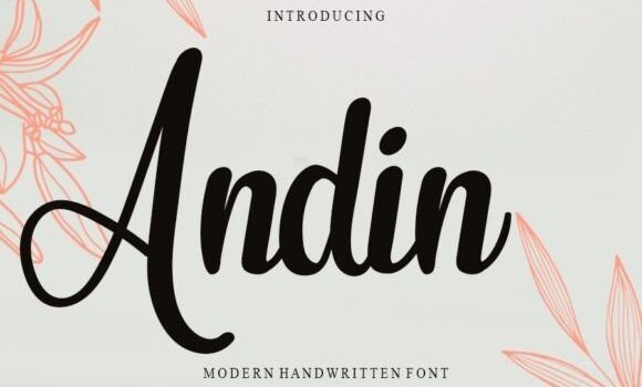 Andin Font Fonts Free Download Andin Font - Featured Image