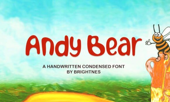 Andy Bear Font - Featured Image