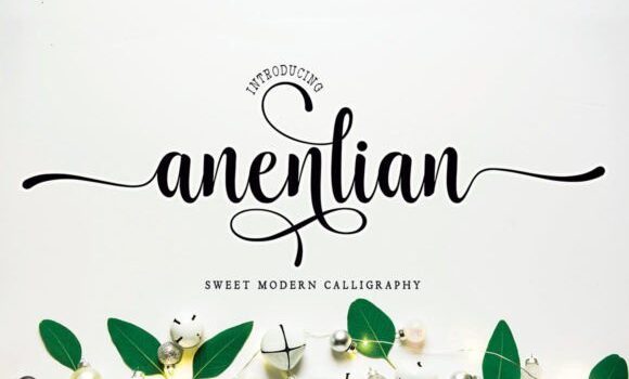 Anenlian Font - Featured Image