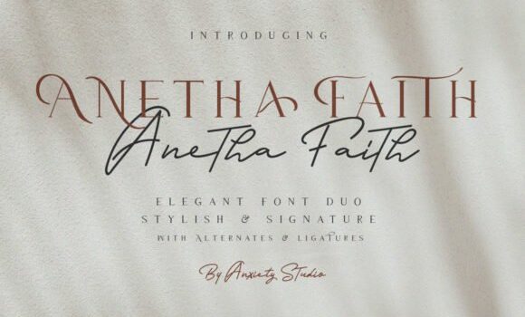 Anetha Faith Duo Font - Featured Image