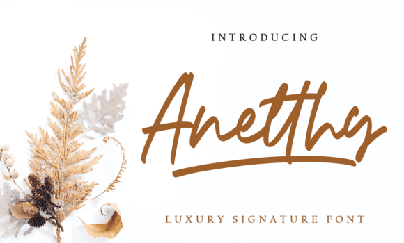 Anetthy Font Fonts Free Download Anetthy Font - Featured Image