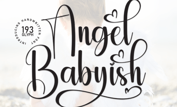 Angel Babyish Font - Featured Image