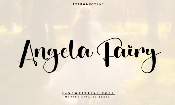 Angela Fairy Font - Featured Image