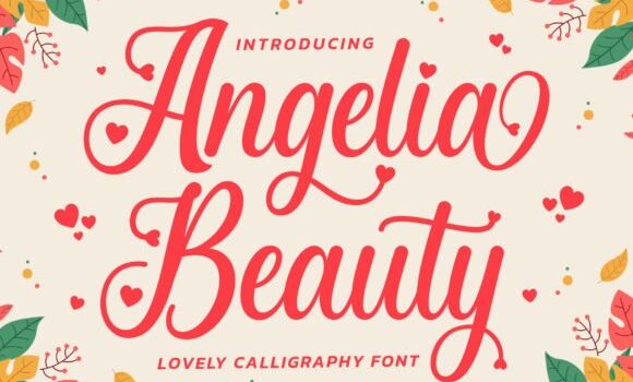 Angelia Beauty Font Fonts Free Download Angelia Beauty Font - Featured Image