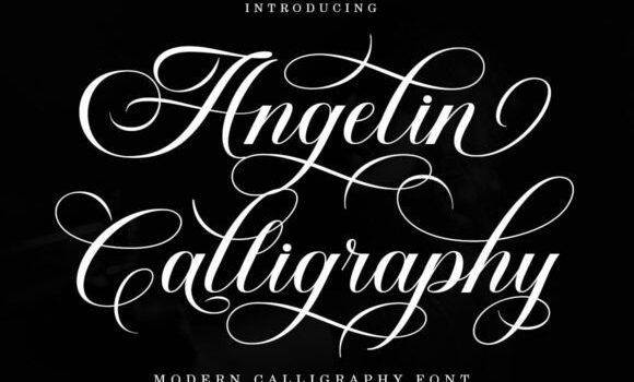 Angelin Calligraphy Font - Featured Image