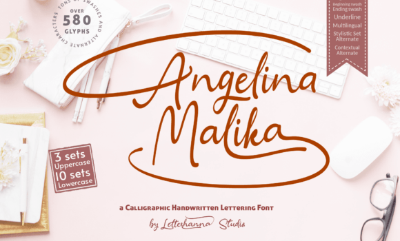 Angelina Malika Font - Featured Image
