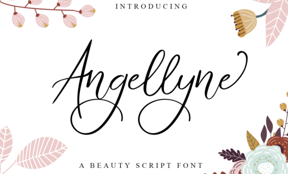 Angellyne Script Font - Featured Image